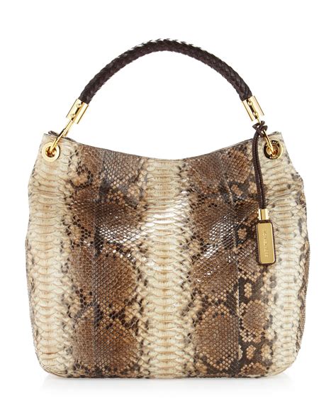 michael kors snakeskin crossbody bag|michael kors snake print handbags.